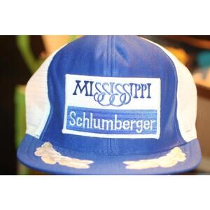 Vintage Schlumberger Mississippi Trucker Hat – Made in USA – Oilfield
